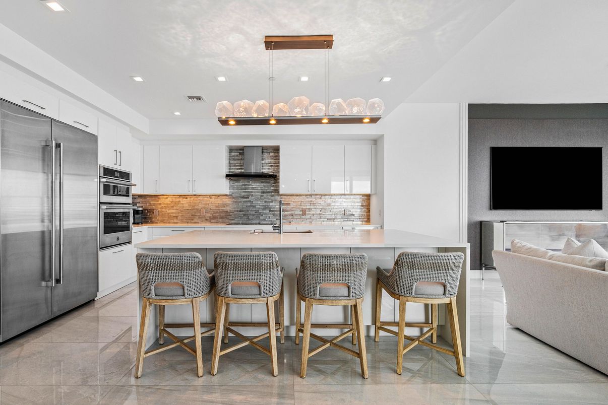 Interior, Kitchen, Recessed Lighting, Stainless Steel Appliances