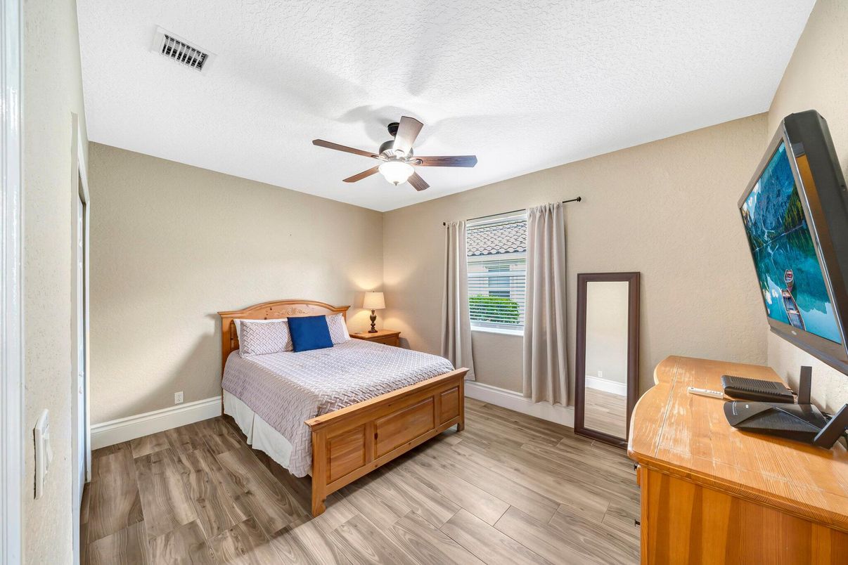 Bedroom, Interior, Wood Texture Flooring