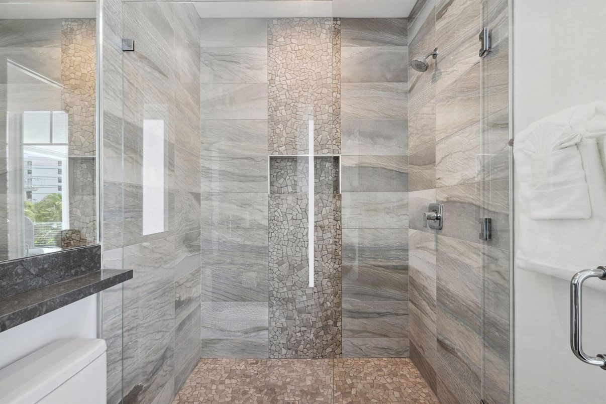 Bathroom, Glass Shower, Interior