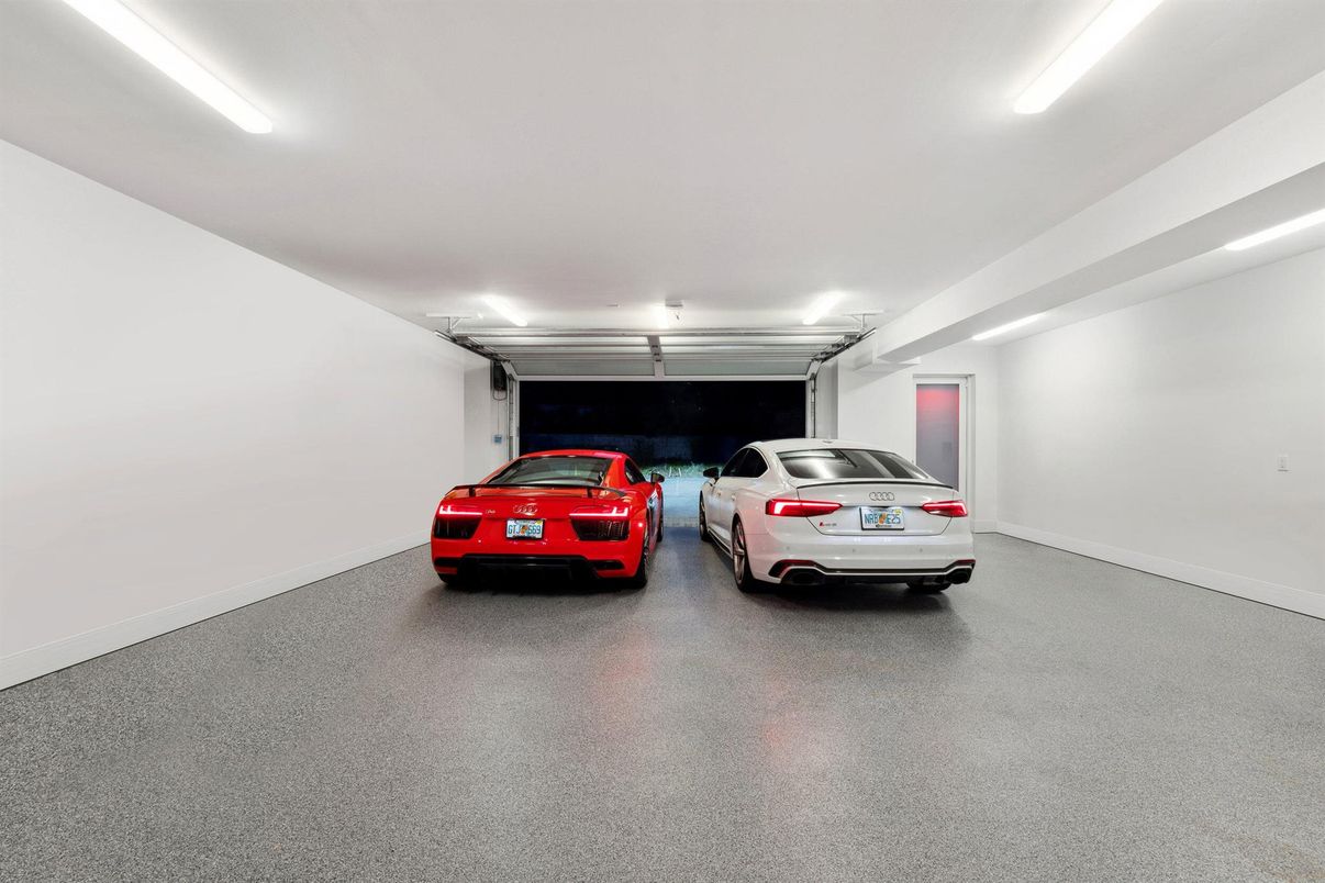 Garage, Interior, Recessed Lighting