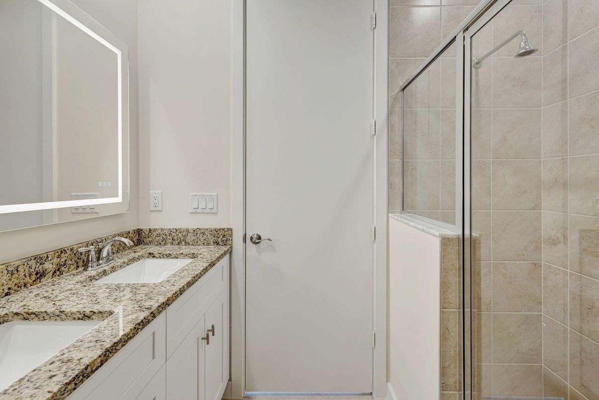 Bathroom, Glass Shower, Interior
