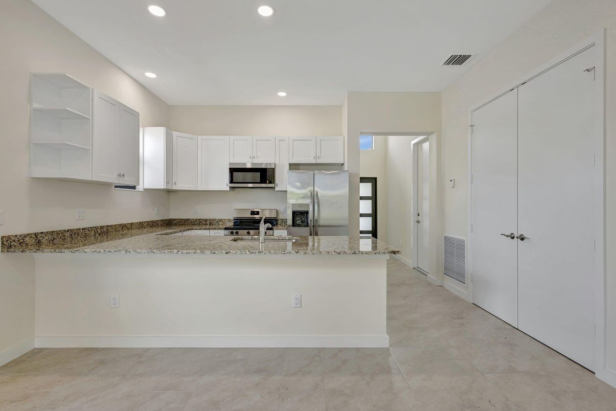 Interior, Kitchen, Recessed Lighting, Stainless Steel Appliances