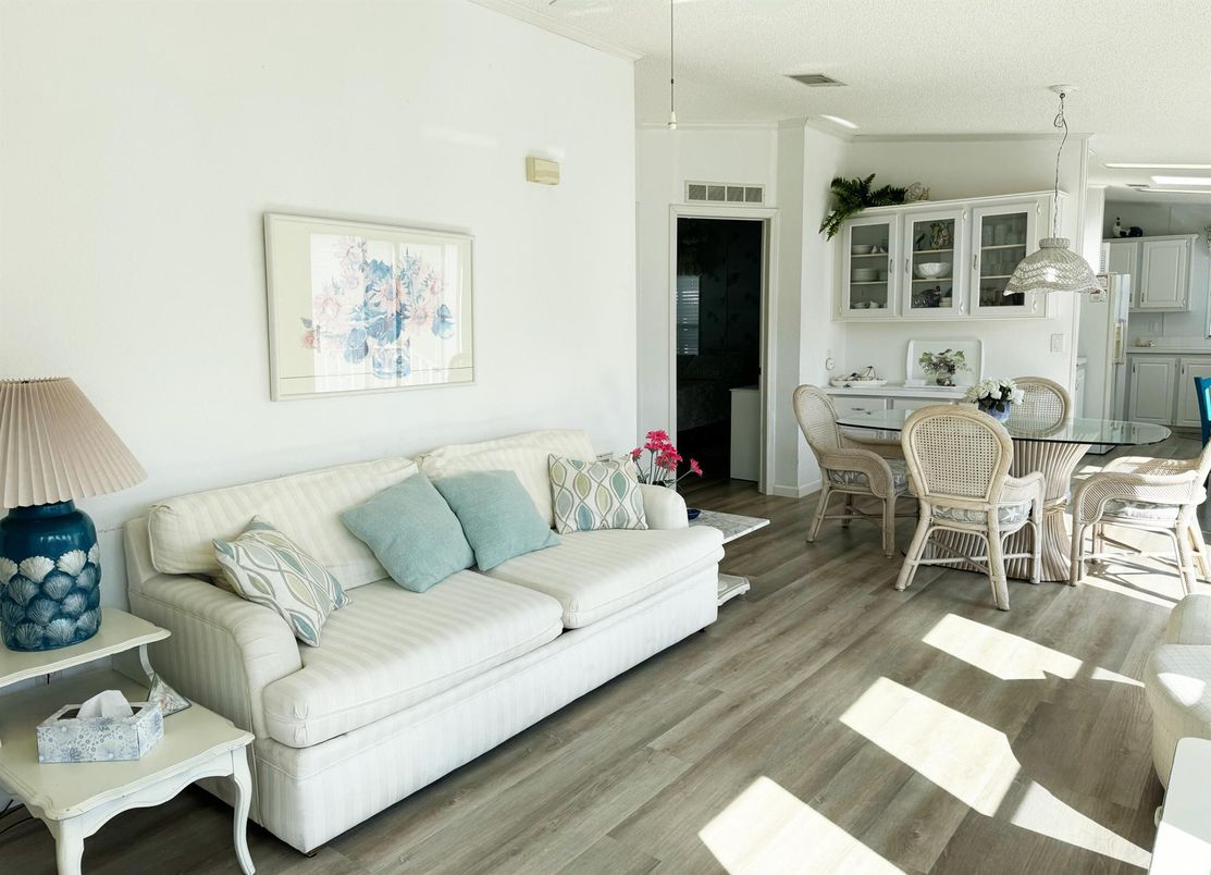 Dining room, Interior, Living room, Pendant Lights, Wood Texture Flooring