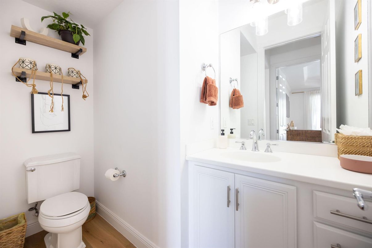 Bathroom, Interior, Wood Texture Flooring