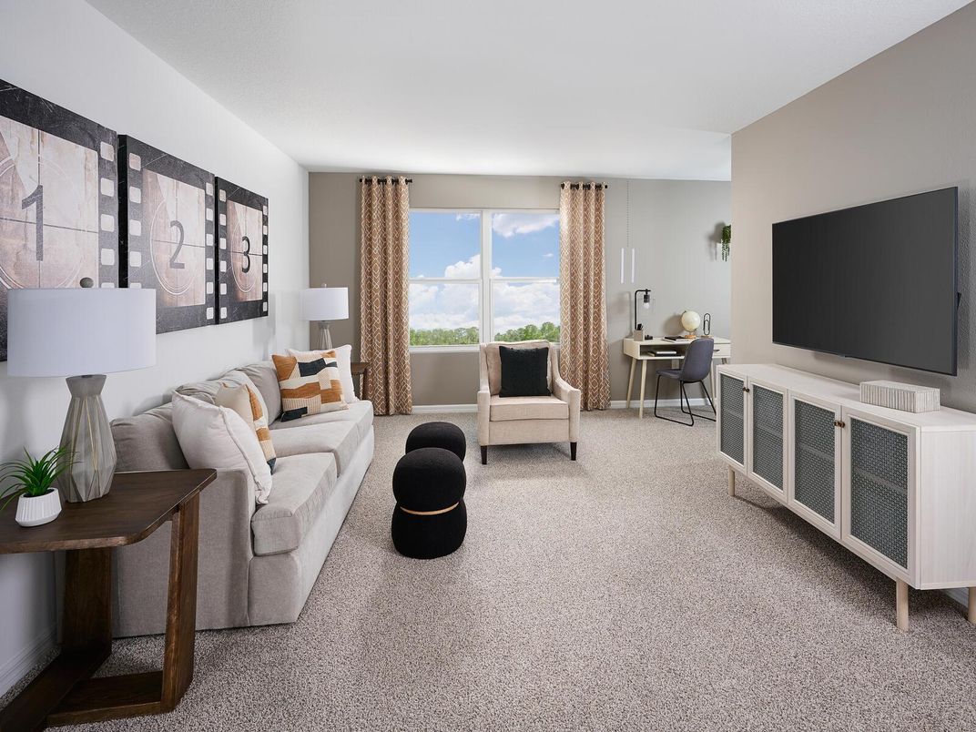 Home Office, Interior, Living room