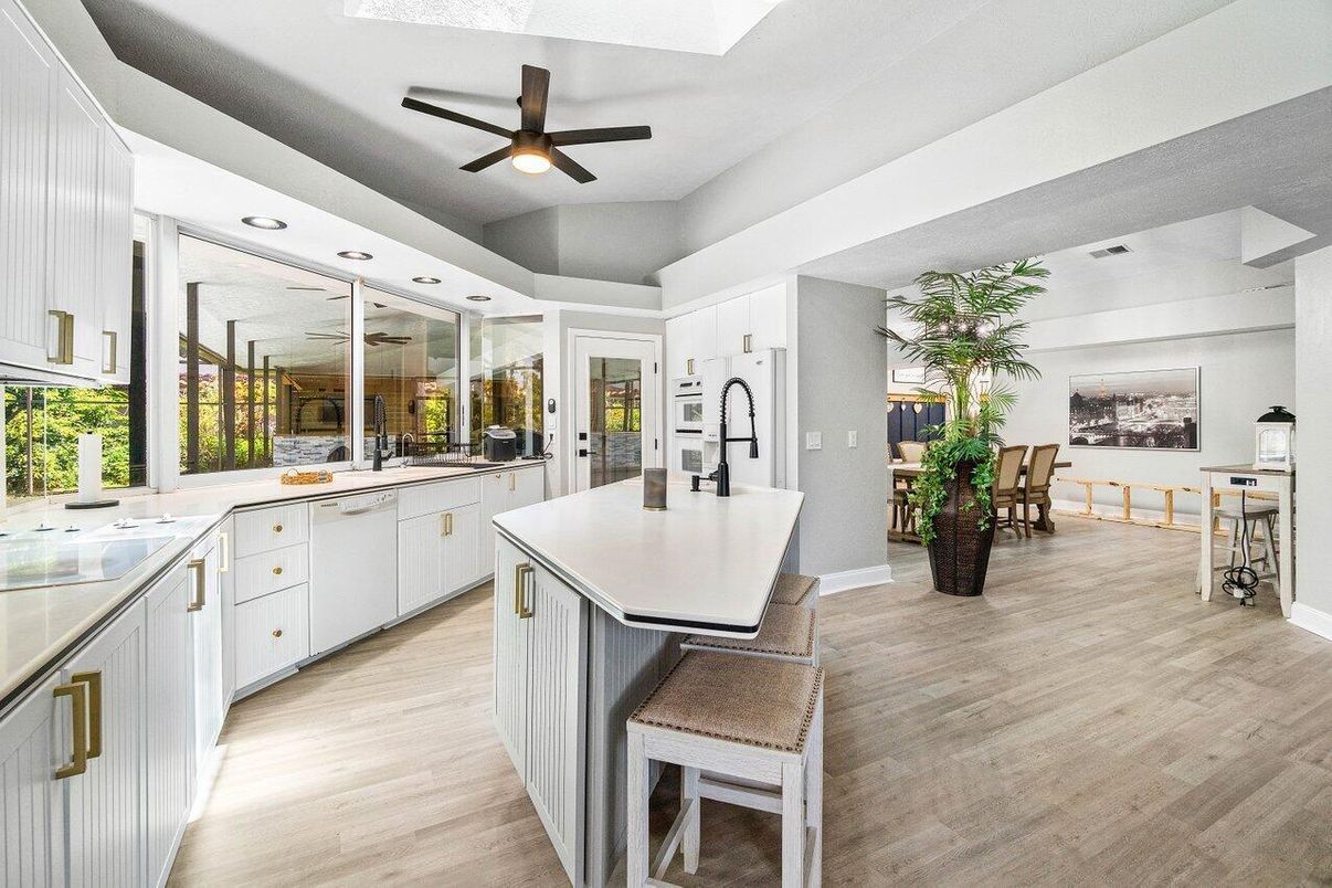 Dining room, Interior, Kitchen, Wood Texture Flooring