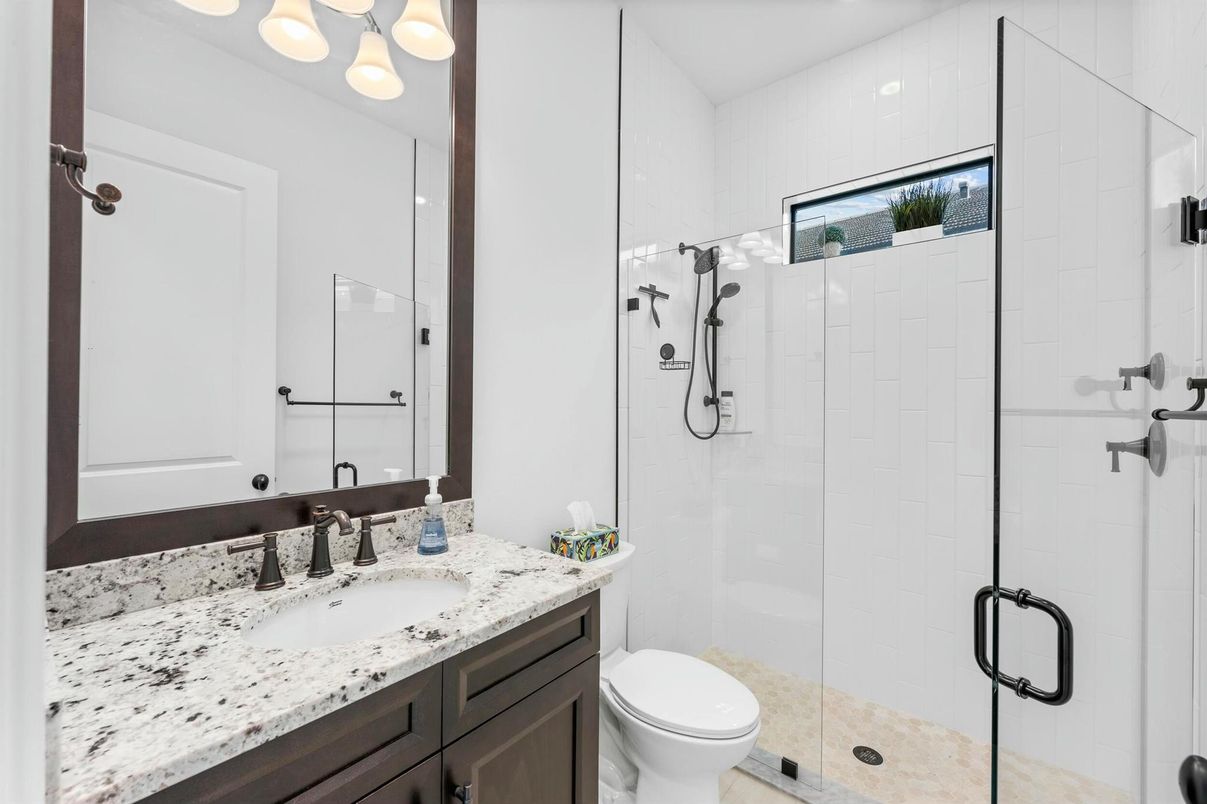 Bathroom, Glass Shower, Interior