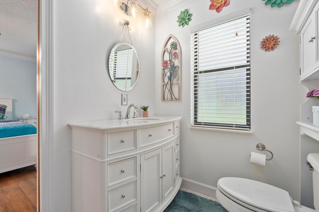 Bathroom, Interior, Wood Texture Flooring