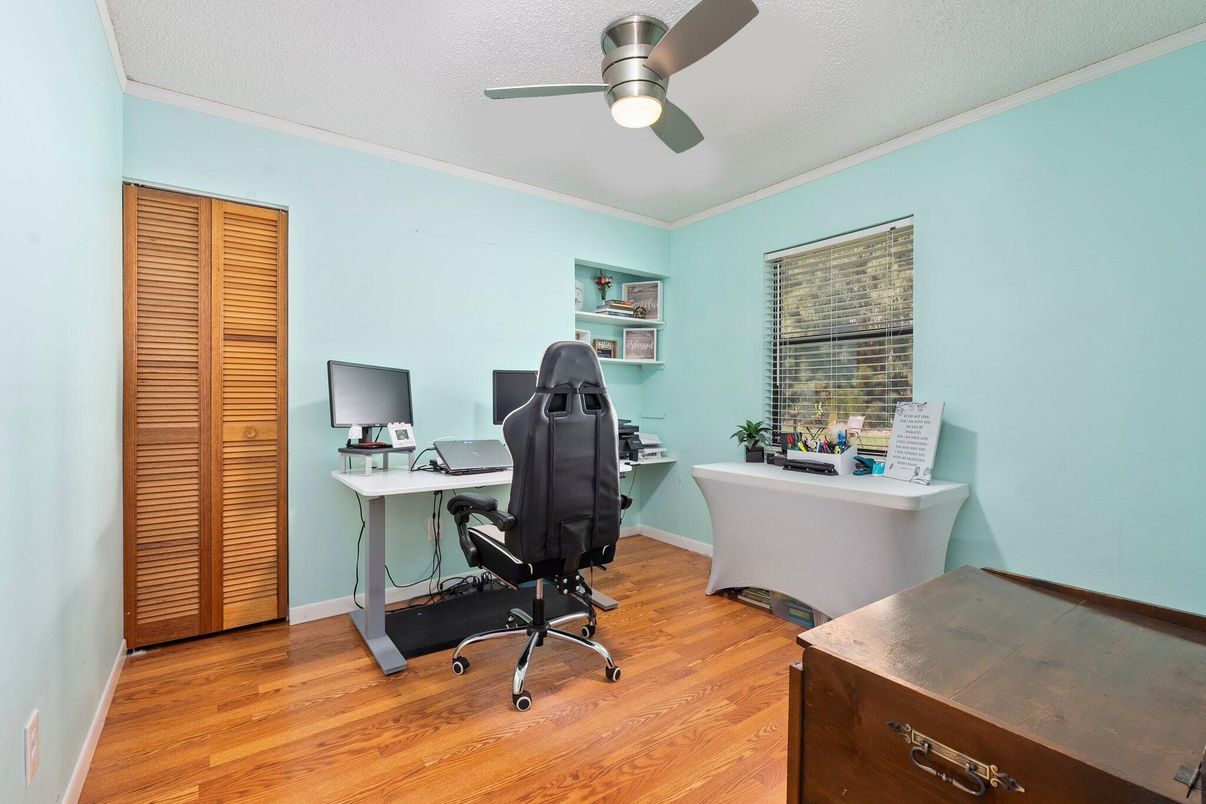 Home Office, Interior, Wood Texture Flooring