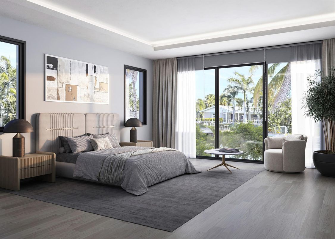 Bedroom, Interior, Wood Texture Flooring