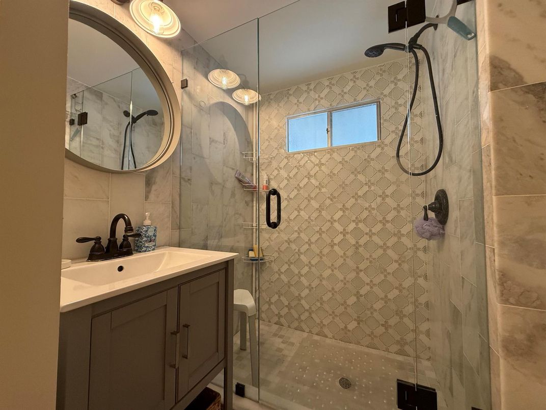 Bathroom, Glass Shower, Interior