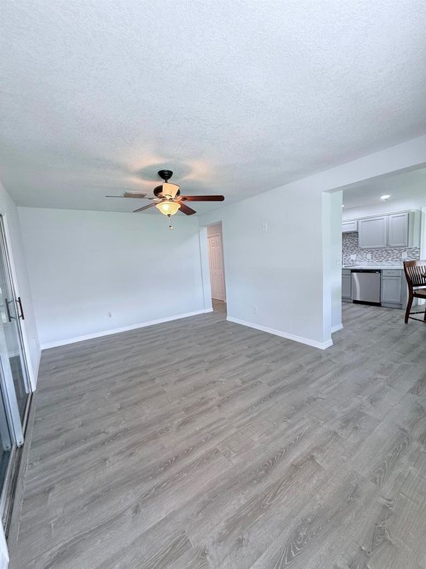 Empty room, Interior, Kitchen, Wood Texture Flooring