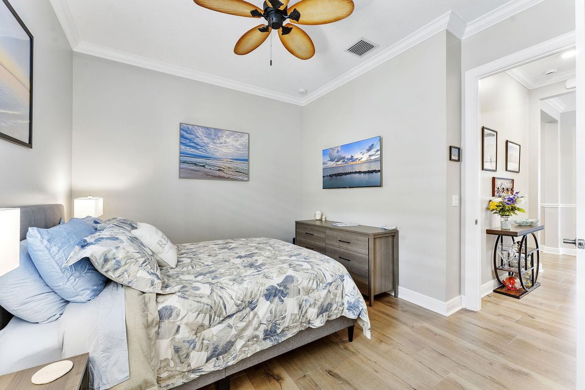Bedroom, Interior, Wood Texture Flooring