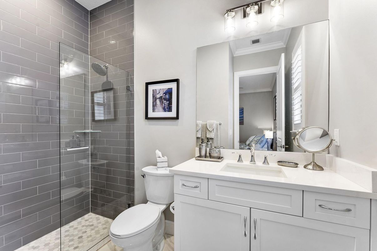 Bathroom, Glass Shower, Interior