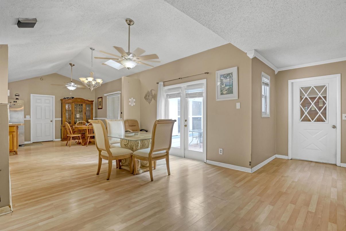 Dining room, Interior, Wood Texture Flooring
