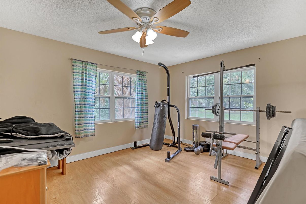Fitness Equipment, Interior, Wood Texture Flooring
