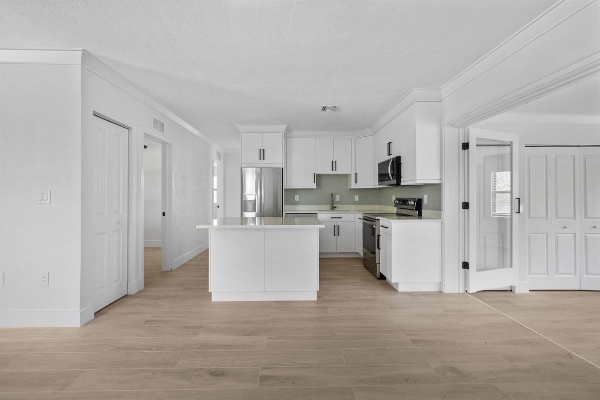 Interior, Kitchen, Wood Texture Flooring