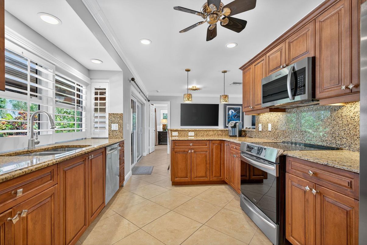 Interior, Kitchen, Recessed Lighting, Stainless Steel Appliances