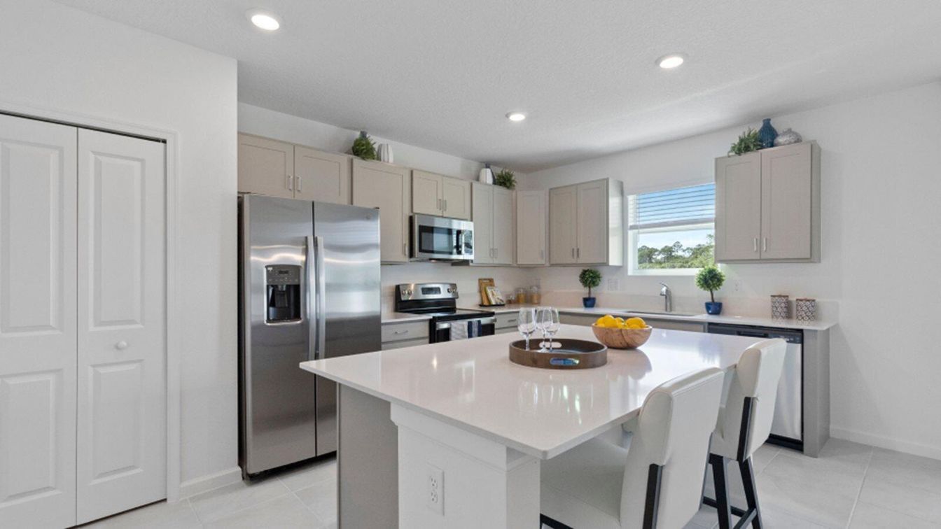 Interior, Kitchen, Recessed Lighting, Stainless Steel Appliances