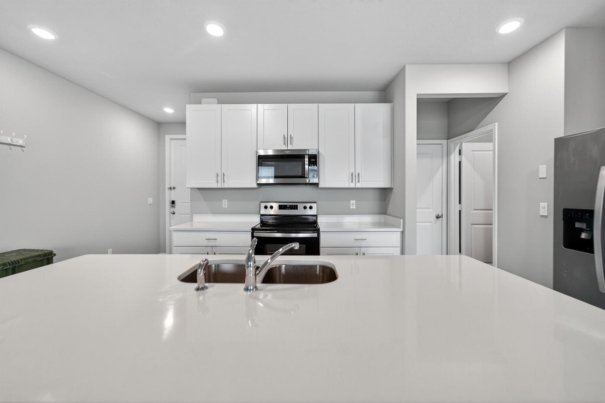 Interior, Kitchen, Recessed Lighting, Stainless Steel Appliances