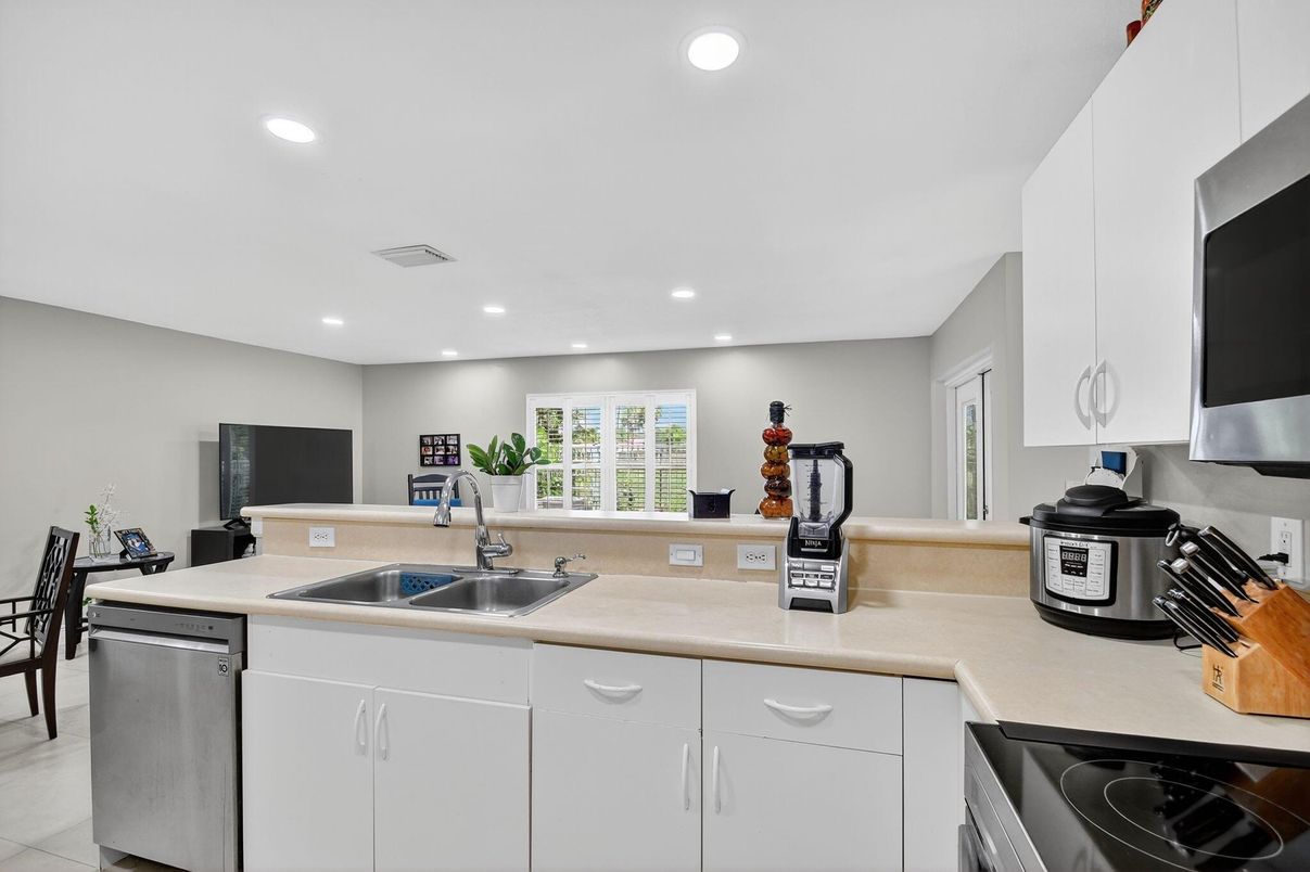 Interior, Kitchen, Recessed Lighting, Stainless Steel Appliances