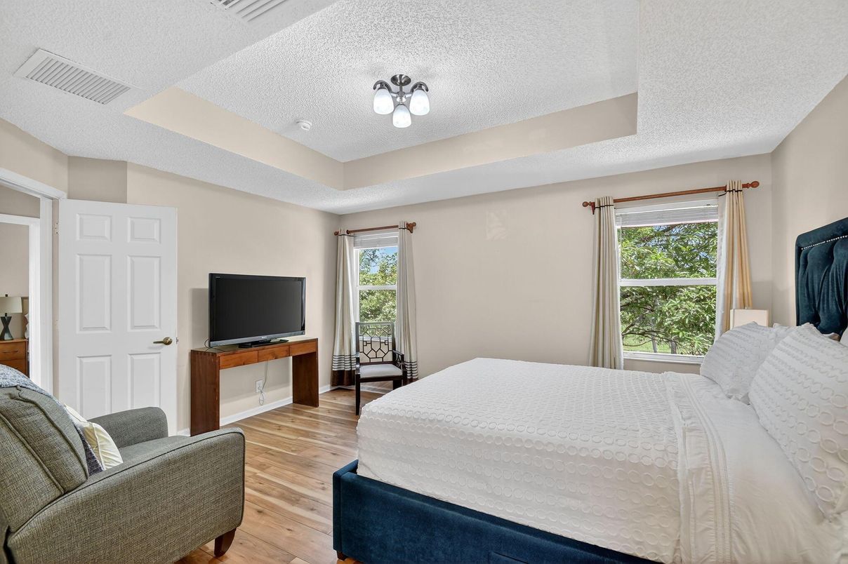 Bedroom, Interior, Wood Texture Flooring