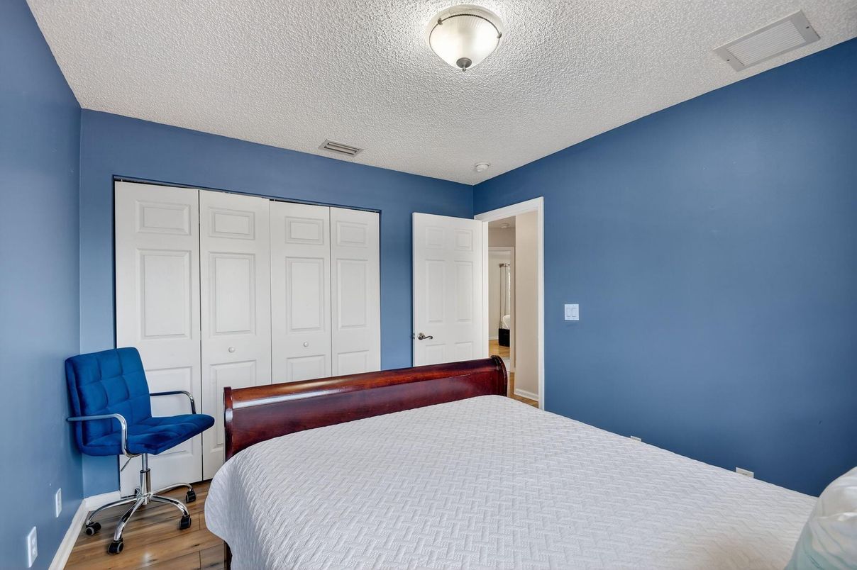 Bedroom, Interior, Wood Texture Flooring