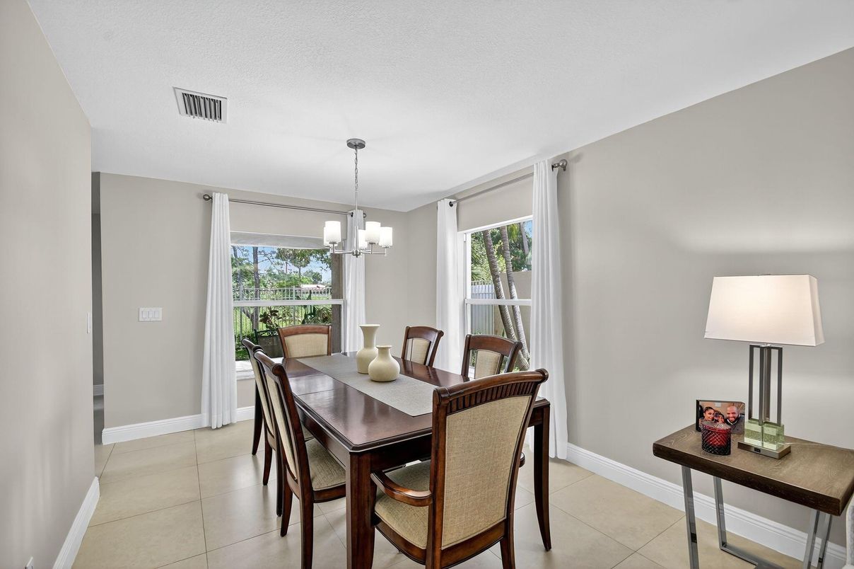 Dining room, Interior, Pendant Lights