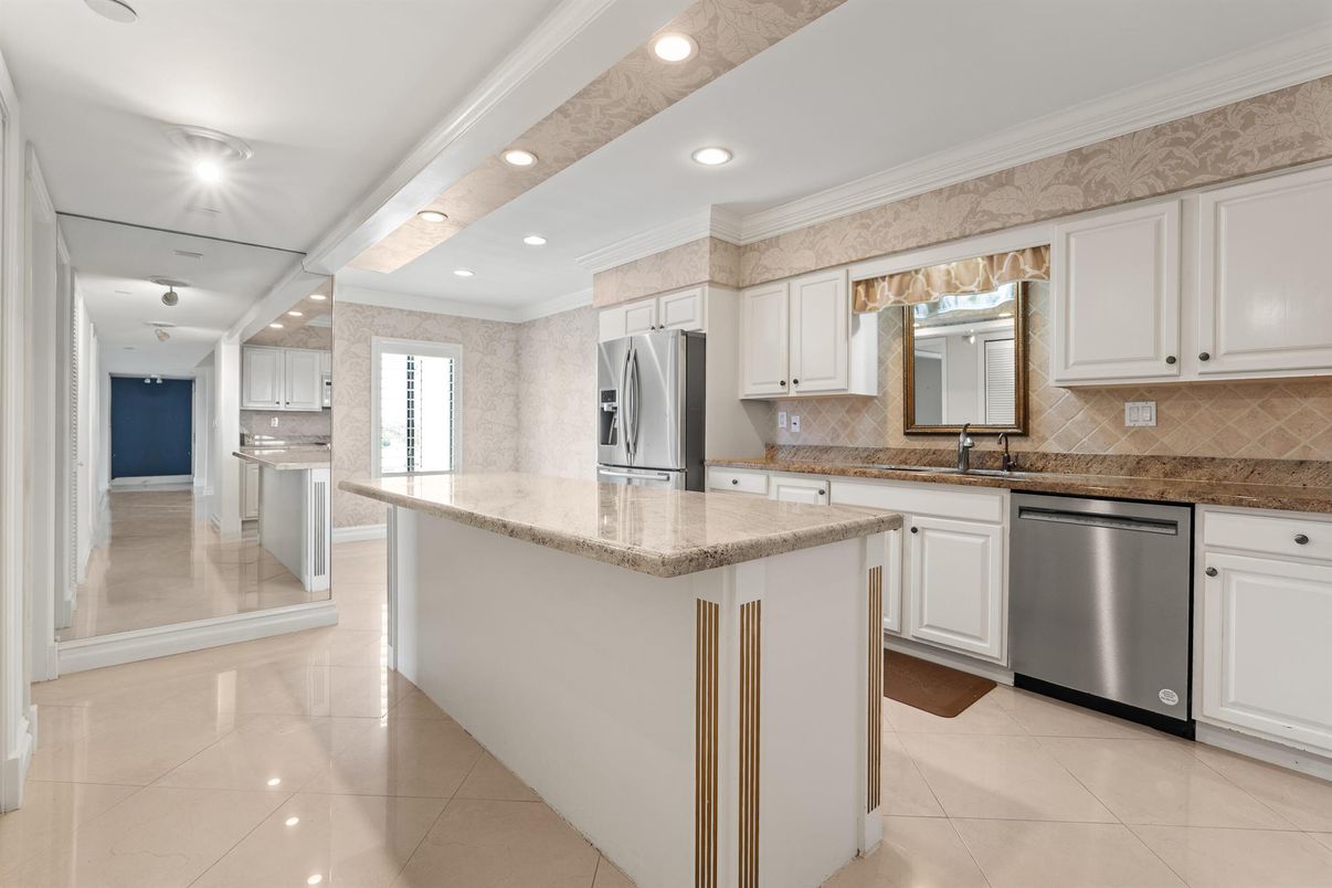 Interior, Kitchen, Recessed Lighting, Stainless Steel Appliances
