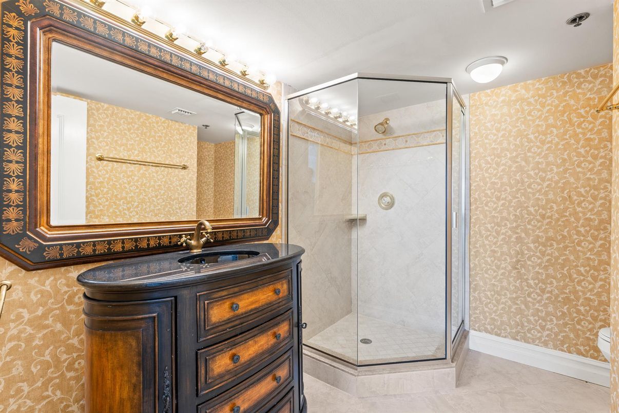 Bathroom, Glass Shower, Interior
