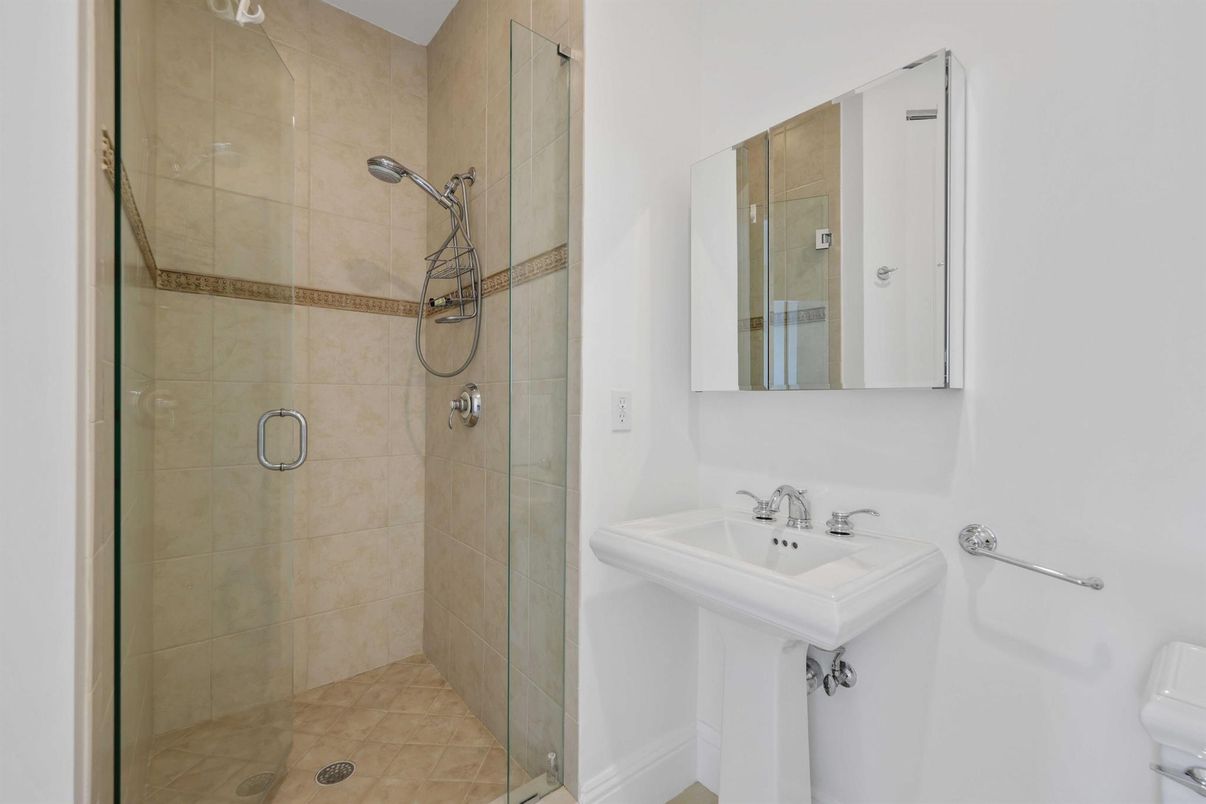 Bathroom, Glass Shower, Interior
