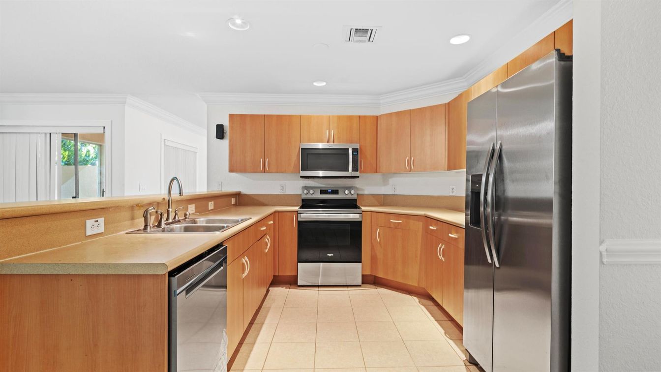 Interior, Kitchen, Recessed Lighting, Stainless Steel Appliances