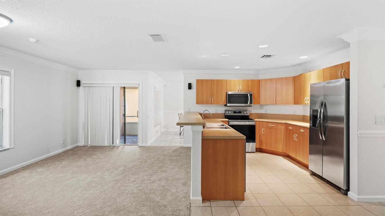 Interior, Kitchen, Recessed Lighting, Stainless Steel Appliances