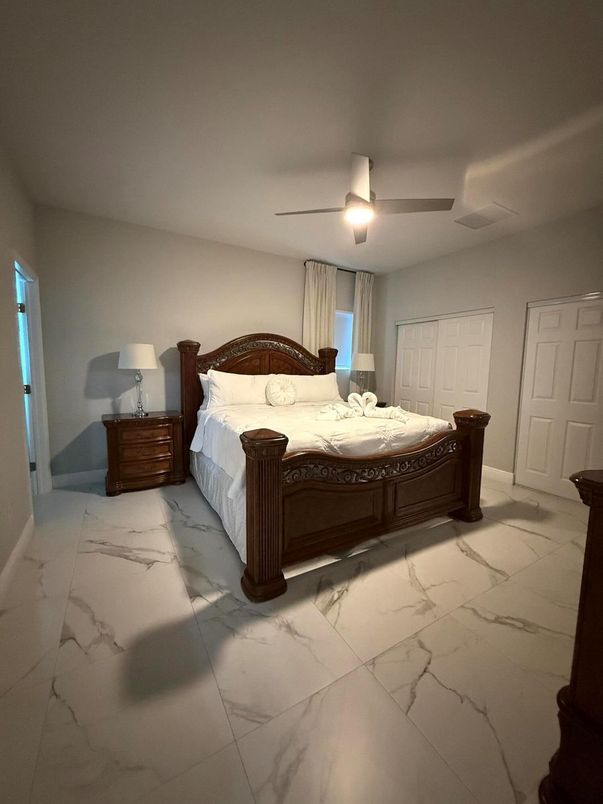 Bedroom, Interior, Marble