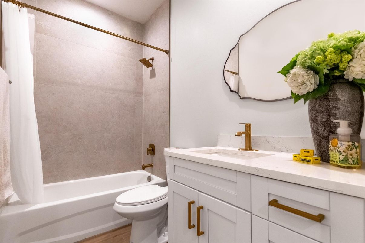Bathroom, Interior, Wood Texture Flooring