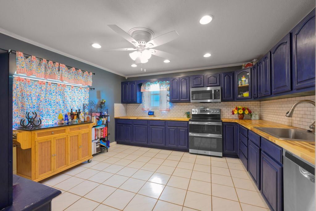 Interior, Kitchen, Recessed Lighting, Stainless Steel Appliances