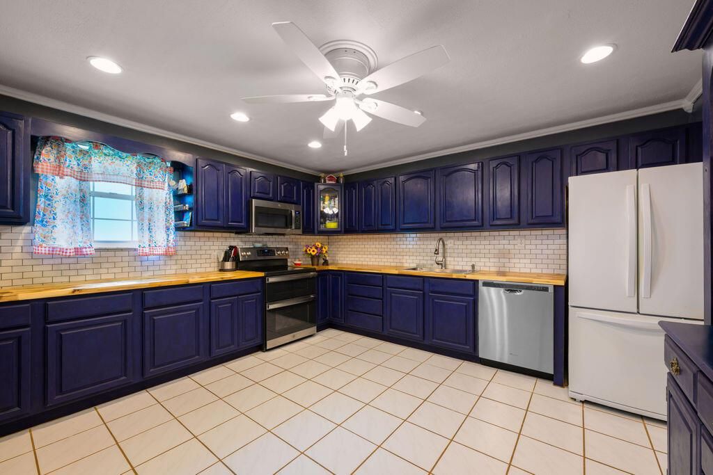 Interior, Kitchen, Recessed Lighting, Stainless Steel Appliances