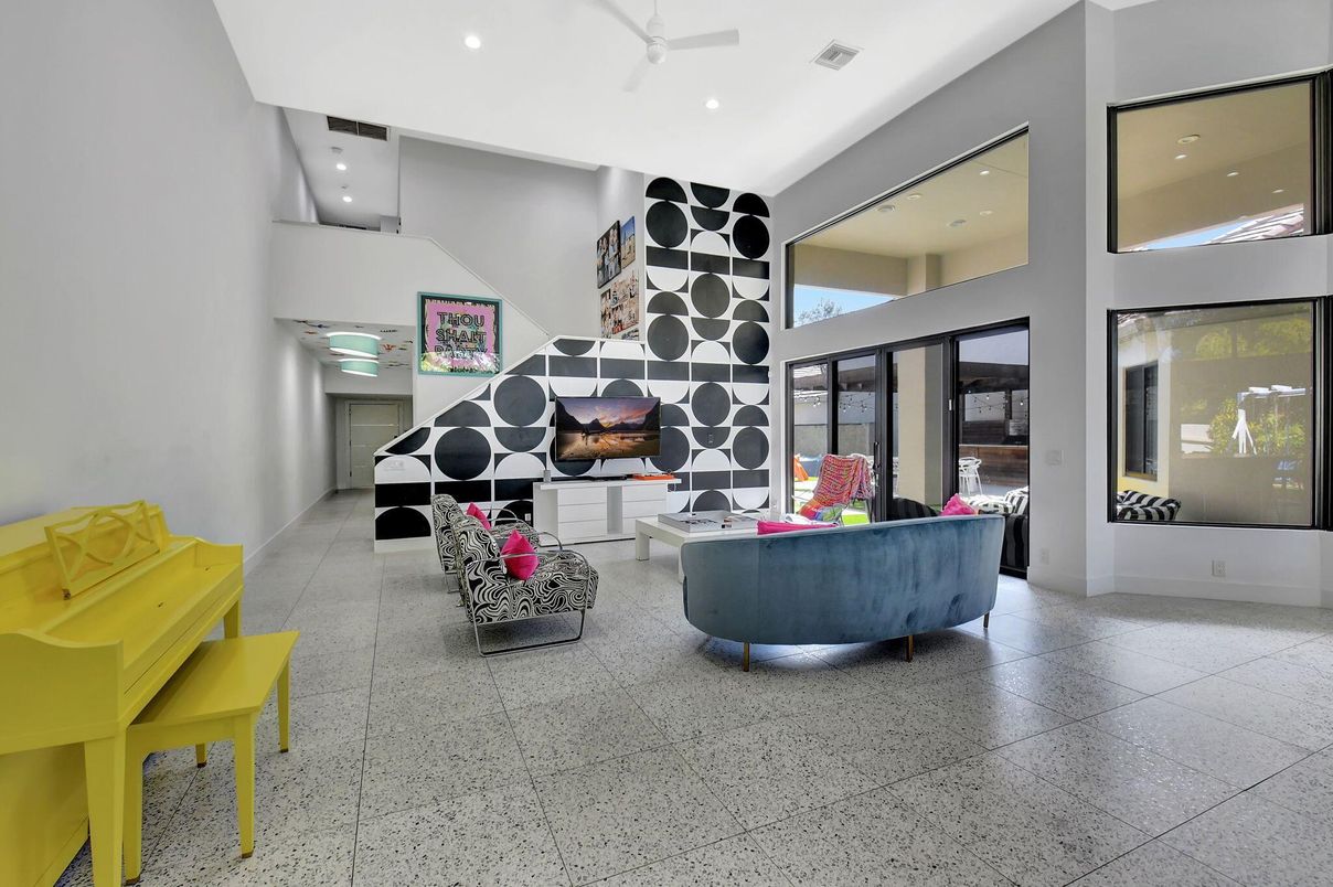 Interior, Living room, Recessed Lighting