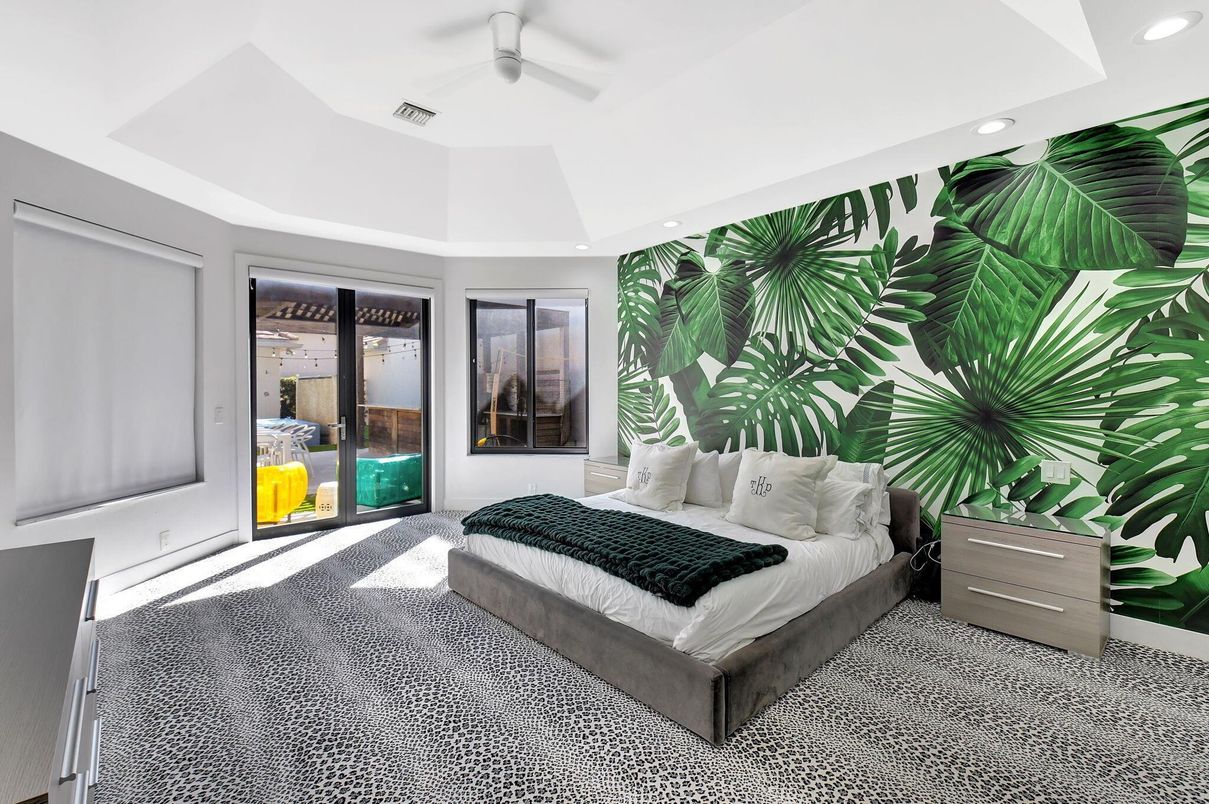 Bedroom, Interior, Recessed Lighting