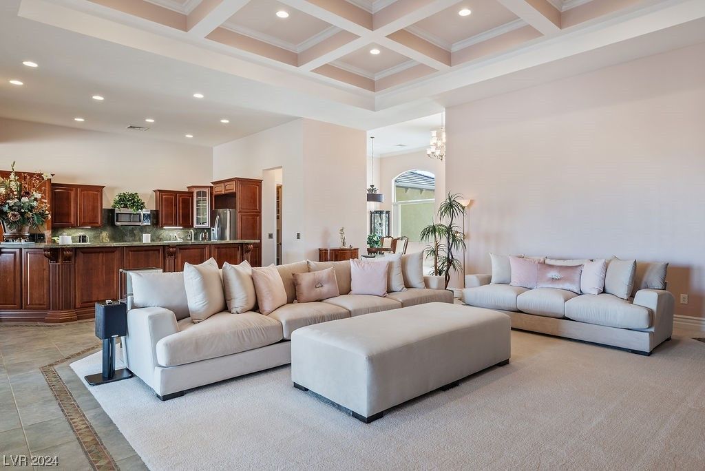 Interior, Kitchen, Living room, Recessed Lighting