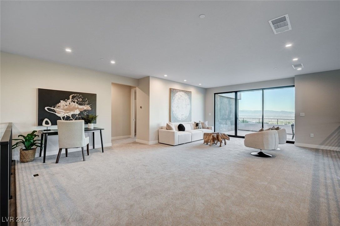 Home Office, Interior, Living room, Recessed Lighting