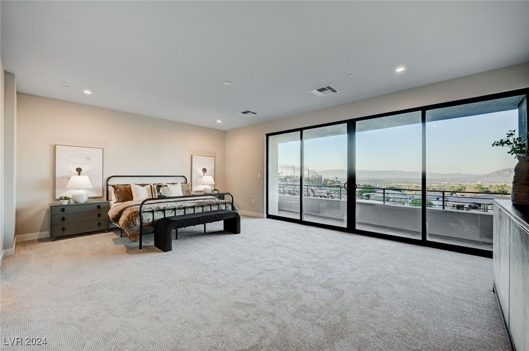 Bedroom, Interior, Recessed Lighting