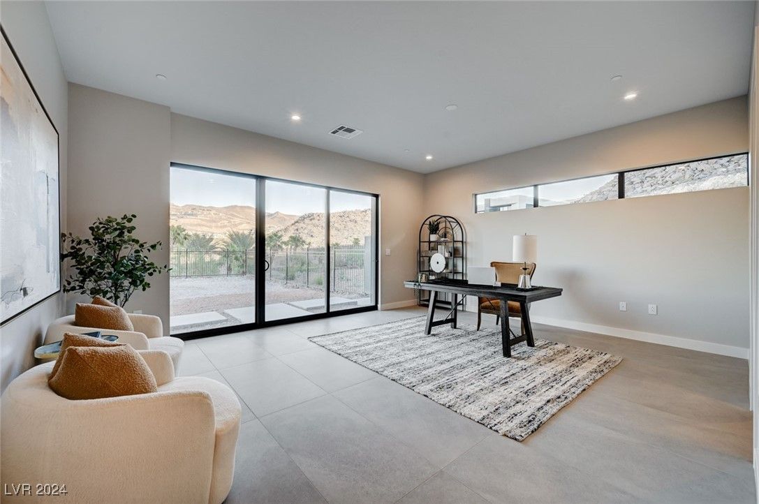 Home Office, Interior, Recessed Lighting