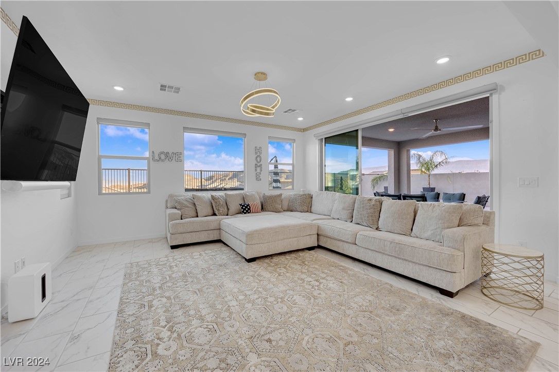Interior, Living room, Marble, Recessed Lighting
