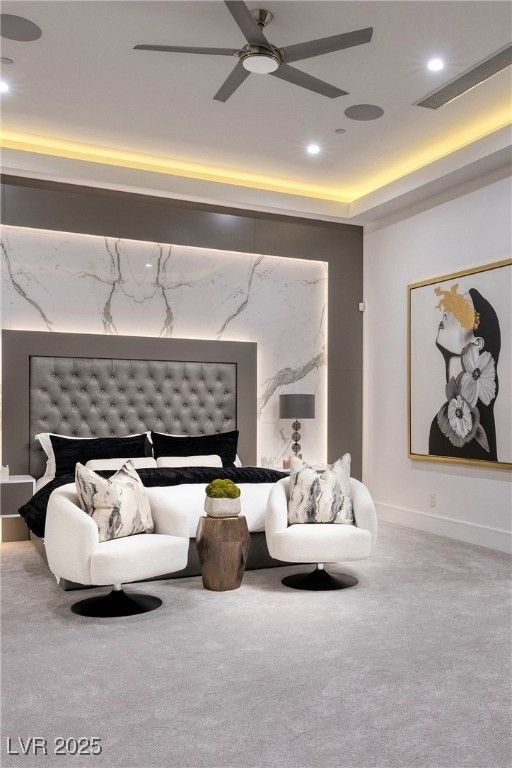 Interior, Living room, Recessed Lighting