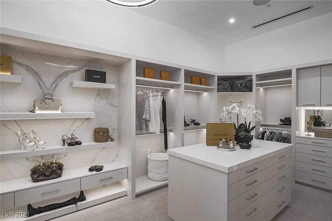 Interior, Marble Walls, Recessed Lighting