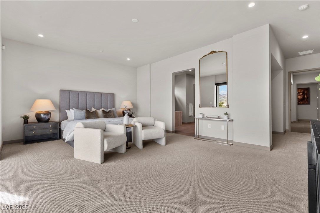 Bedroom, Interior, Recessed Lighting