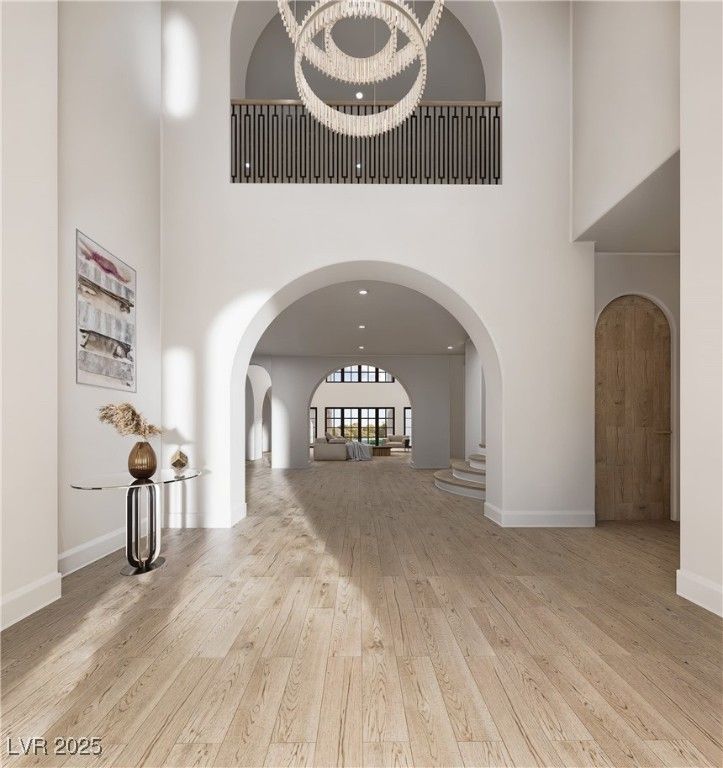 Interior, Pendant Lights, Recessed Lighting, Wood Texture Flooring