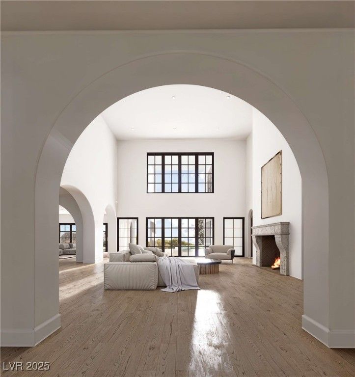 Fireplace, Interior, Living room, Wood Texture Flooring