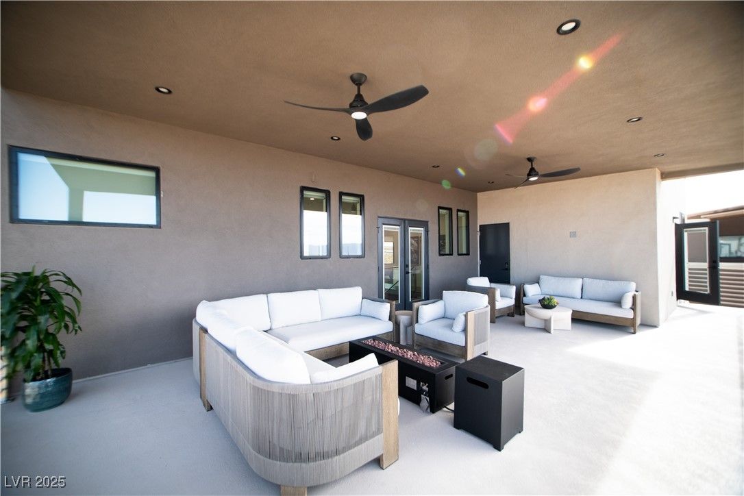 Interior, Living room, Recessed Lighting